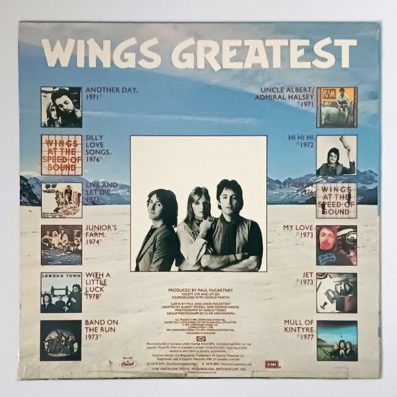 Wings - Wings Greatest vinyl record, 1978 original record, first pressing - Picture 3 of 6